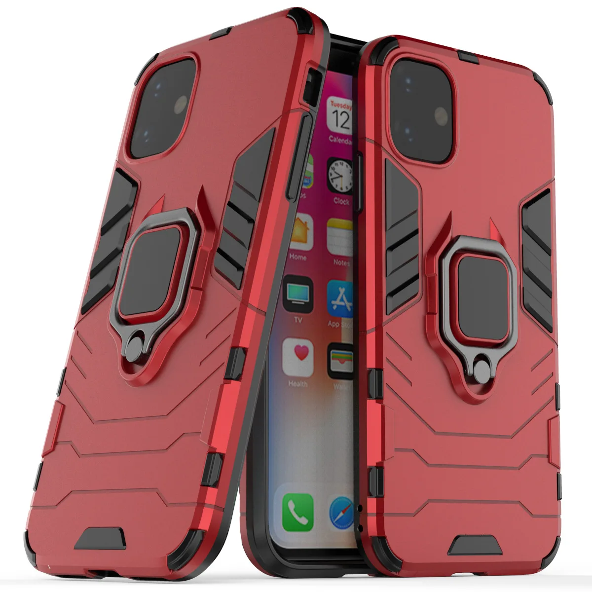 Роскошный противоударный бронированный чехол для iPhone 11pro Xs Max 8 7 6 S Plus 5S SE X XR s