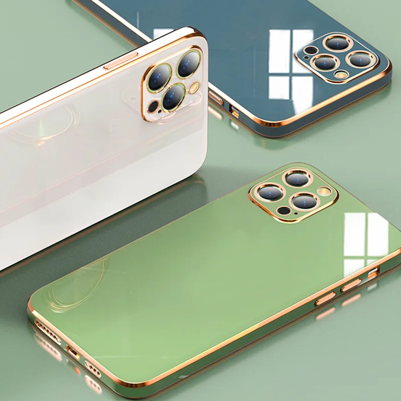 Soft Silicone Square Frame Case for iPhone 11 12 11 Pro Max Mini iPhone XR X XS 7 8 Plus SE 2020 Phone Luxury Plating Back Cover
Soft Silicone Square Frame Case for iPhone 11 12 11 Pro Max Mini iPhone XR X XS 7 8 Plus SE 2020 Phone Luxury Plating Back Cover