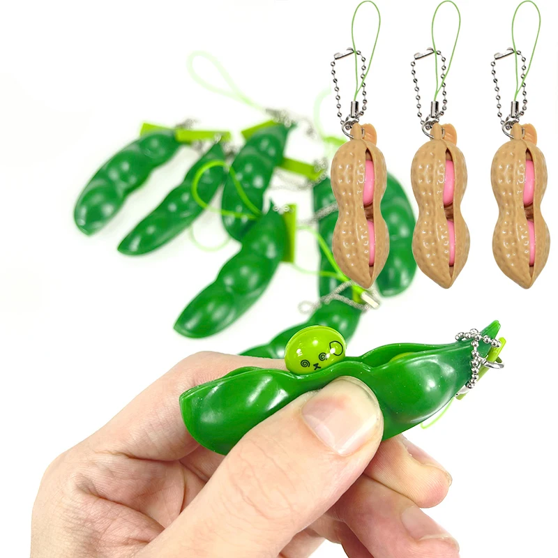 Fidget Toys Squeeze Antistress Popper Kawaii Toy Keychain Edamame Toys Infinite Peanut Peas Beans Squishy Decompression Toys
Fidget Toys Squeeze Antistress Popper Kawaii Toy Keychain Edamame Toys Infinite Peanut Peas Beans Squishy Decompression Toys