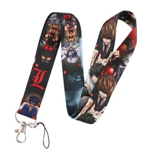 YL793 Anime Death Note Lanyard for keys ID Card Gym Mobile Phone Straps USB Badge Holder DIY Hang Rope Lariat Accessories