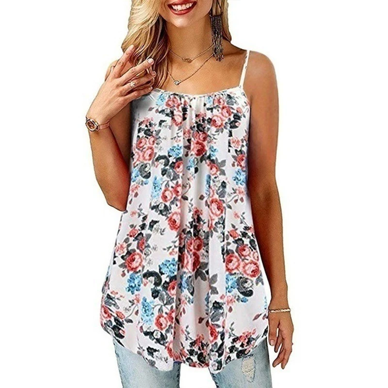 Women Tank Top 2021 New Summer Printed Cami Tee Vest Bohemian Style O Neck Sleeveless Female Top Casual Large Size Loose Tank
Women Tank Top 2021 New Summer Printed Cami Tee Vest Bohemian Style O Neck Sleeveless Female Top Casual Large Size Loose Tank