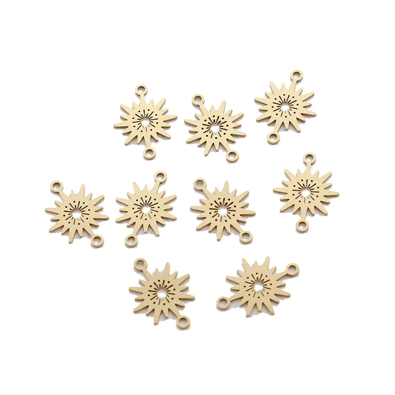 10pcs Raw Brass 20x15mm Mini Charms Sun Connector Charms For DIY Necklace Bracelets Jewelry Findings Making Supplies
10pcs Raw Brass 20x15mm Mini Charms Sun Connector Charms For DIY Necklace Bracelets Jewelry Findings Making Supplies