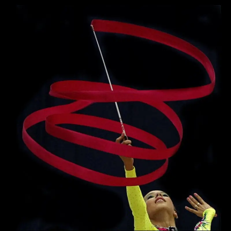 2 Meter 4 Meters Colorful Gym Ribbons Dance Ribbon Rhythmic Art Gymnastics Ballet Streamer Twirling Rod Stick for Girls Training
2 Meter 4 Meters Colorful Gym Ribbons Dance Ribbon Rhythmic Art Gymnastics Ballet Streamer Twirling Rod Stick for Girls Training