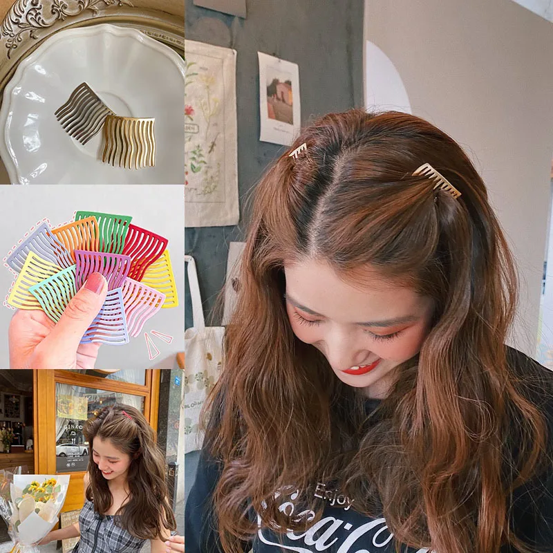 Lovely Simple Alloy Color Women Mini Hairpin Wave Hair Claw Solid Color Hair Claw Lovely Headwear Girls Lady Hair Accessory
Lovely Simple Alloy Color Women Mini Hairpin Wave Hair Claw Solid Color Hair Claw Lovely Headwear Girls Lady Hair Accessory