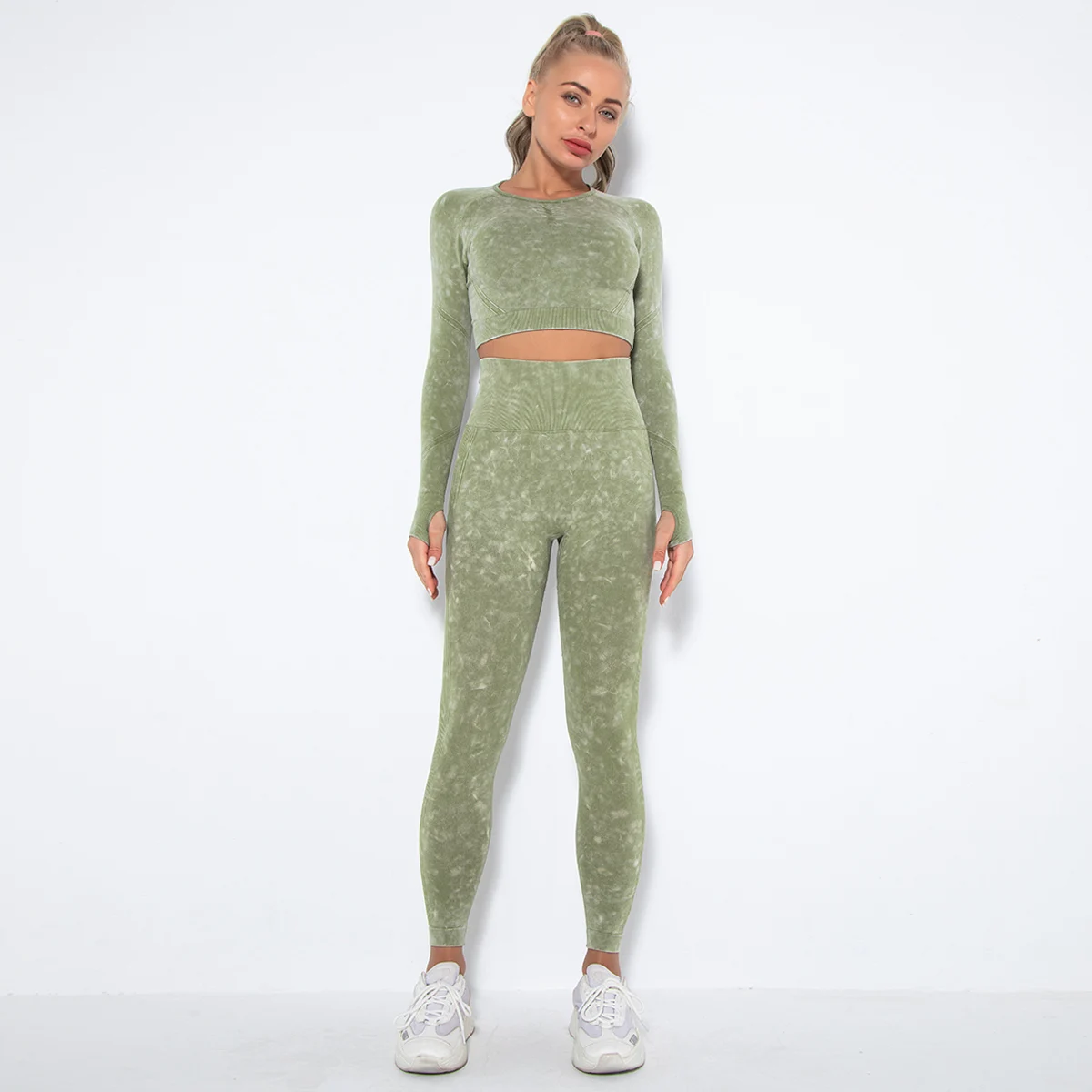 Winter Yoga Clothing Women's Tracksuit Suit For Fitness Women Sportwear Set Female Sports Gym Leggings Long Sleeves Top 2 piece
Winter Yoga Clothing Women's Tracksuit Suit For Fitness Women Sportwear Set Female Sports Gym Leggings Long Sleeves Top 2 piece