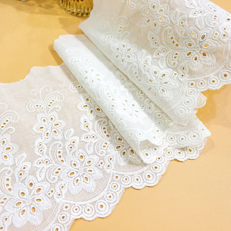 Flowers Off White Cotton Embroidery Cuff Collar Skirt Hem Accessories Fabric Lace Accessories 17cm VQX160406
Flowers Off White Cotton Embroidery Cuff Collar Skirt Hem Accessories Fabric Lace Accessories 17cm VQX160406