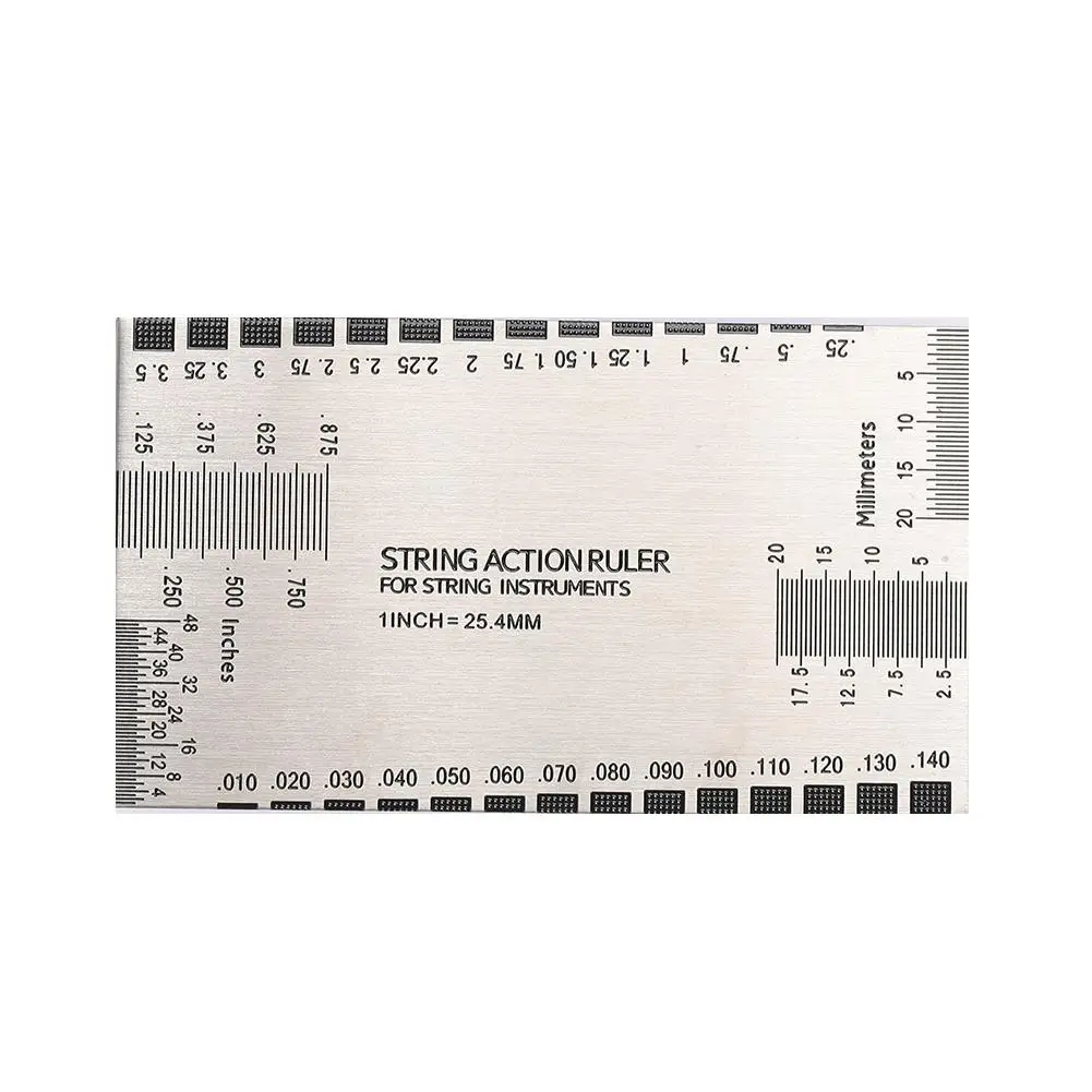 Musical Instruments Electric Guitar String Distance Ruler Steel Ruler Suring Silver Measuring Tool Measure Dividing Rule
Musical Instruments Electric Guitar String Distance Ruler Steel Ruler Suring Silver Measuring Tool Measure Dividing Rule