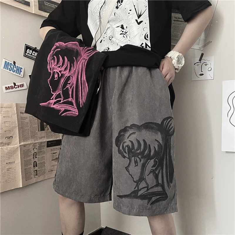 Harajuku Style Cartoon Anime Cute Kawaii Sailor Moon Print Shorts Female Summer Y2k Casual Loose Straight Wide-Leg Shorts Woman
Harajuku Style Cartoon Anime Cute Kawaii Sailor Moon Print Shorts Female Summer Y2k Casual Loose Straight Wide-Leg Shorts Woman