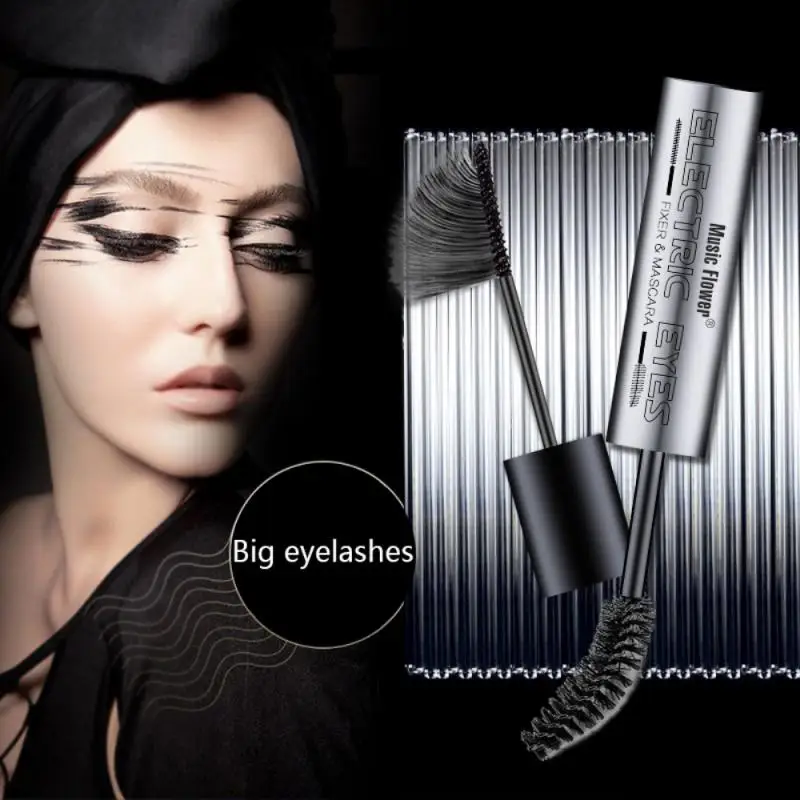 

Fast Dry Mascara Black Natural Silk Lengthening Long Wearing Thick Curling Waterproof Profession Eye Lashes Makeup Cosmetic TSLM