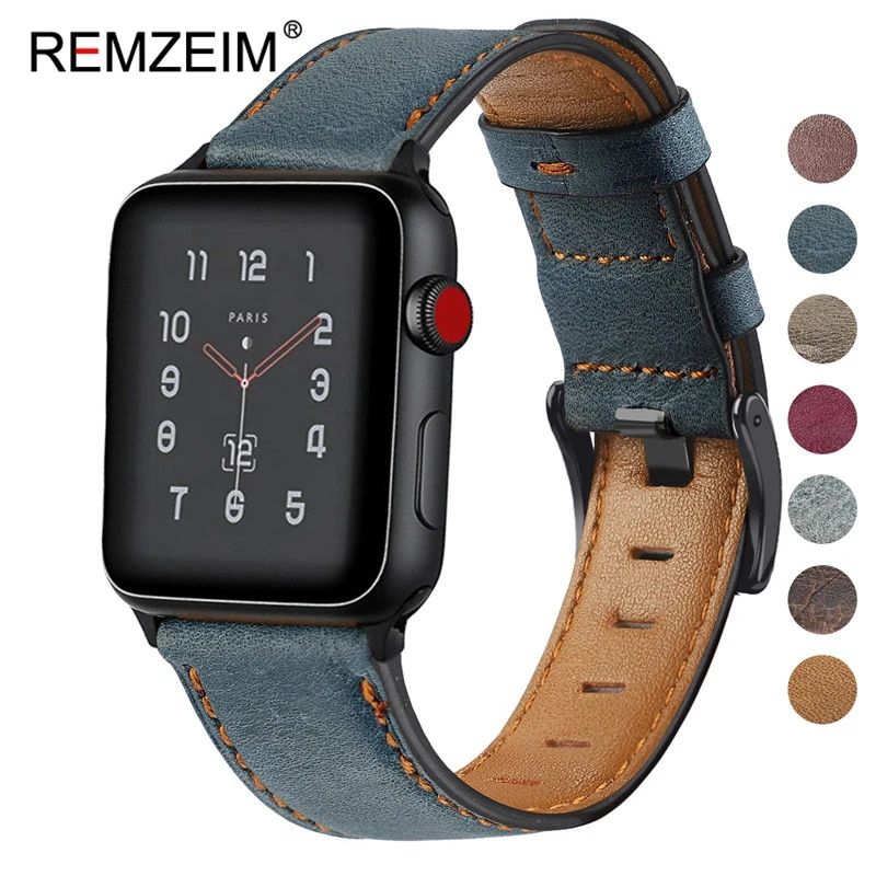 Кожаный ремешок REMZEIM для Apple Watch 4 3 2 1 38 мм 40 мм для мужчин и женщин кожаный ремешок для iwatch 5 44 мм 42 мм браслет
Кожаный ремешок REMZEIM для Apple Watch 4 3 2 1 38 мм 40 мм для мужчин и женщин кожаный ремешок для iwatch 5 44 мм 42 мм браслет