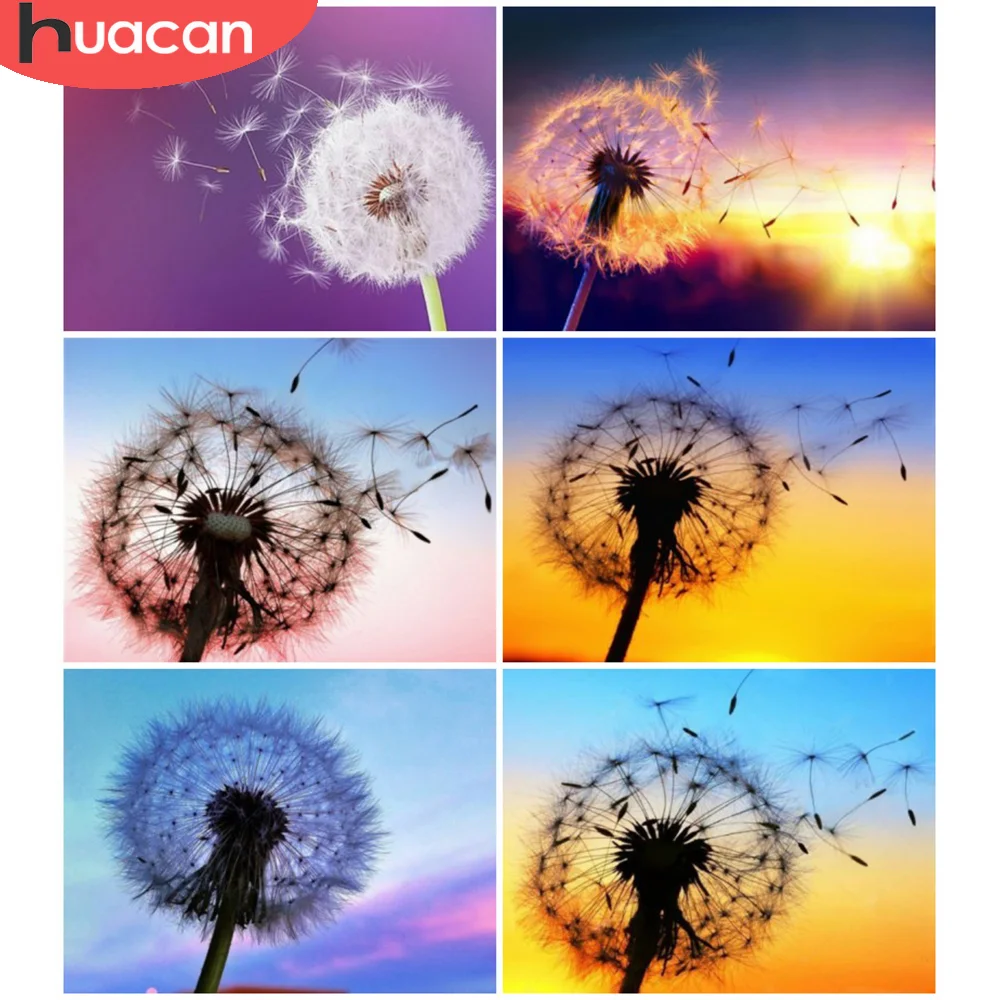 HUACAN Full Square/Round Drill Diamond Painting Dandelion Embroidery Mosaic Cross Stitch Landscape Home Decor Gift
HUACAN Full Square/Round Drill Diamond Painting Dandelion Embroidery Mosaic Cross Stitch Landscape Home Decor Gift