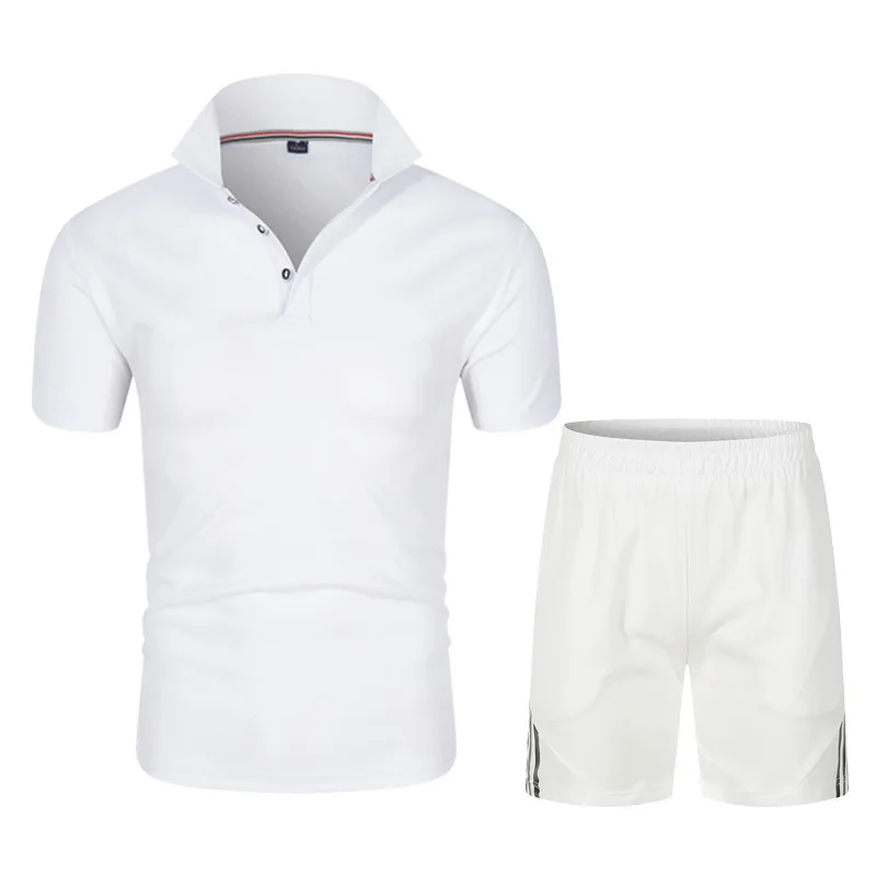 2021 Fashion Solid color T-shirt shorts summer Lapel T-shirt+ pants suit sportswear men's sports pants running Casual Clothes
2021 Fashion Solid color T-shirt shorts summer Lapel T-shirt+ pants suit sportswear men's sports pants running Casual Clothes