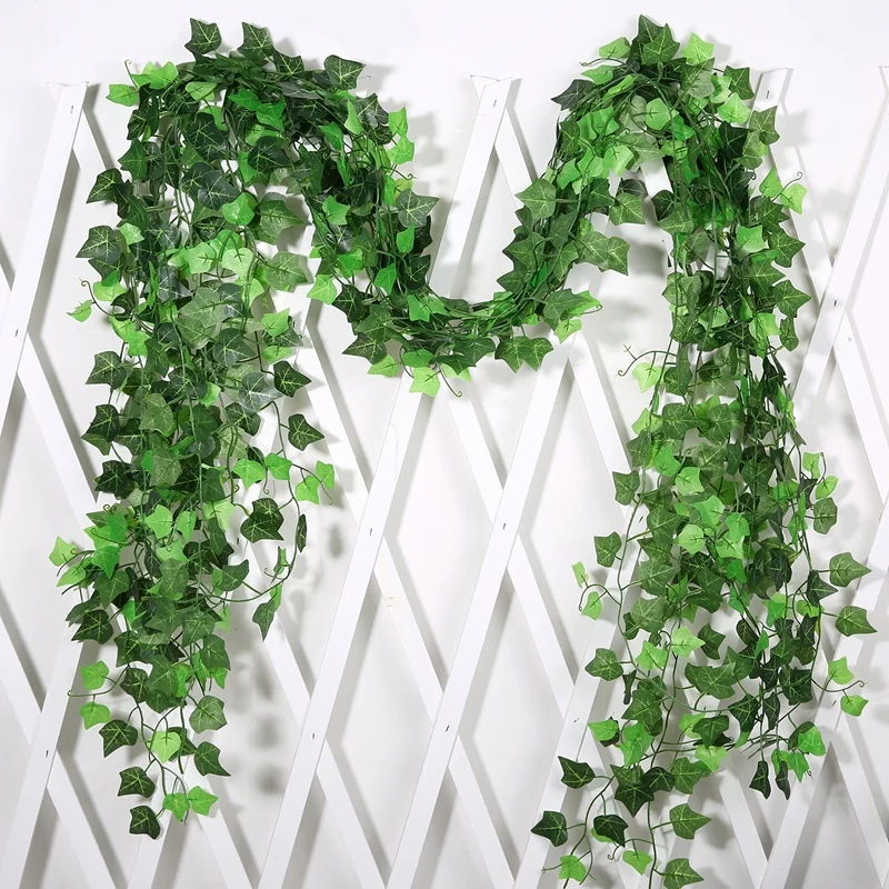 1.8M Artificial Plants Vines IVY Leaf Garland Home Outdoor Garden Decoration Plastic Fake Artificial Flower Rattan String New
1.8M Artificial Plants Vines IVY Leaf Garland Home Outdoor Garden Decoration Plastic Fake Artificial Flower Rattan String New