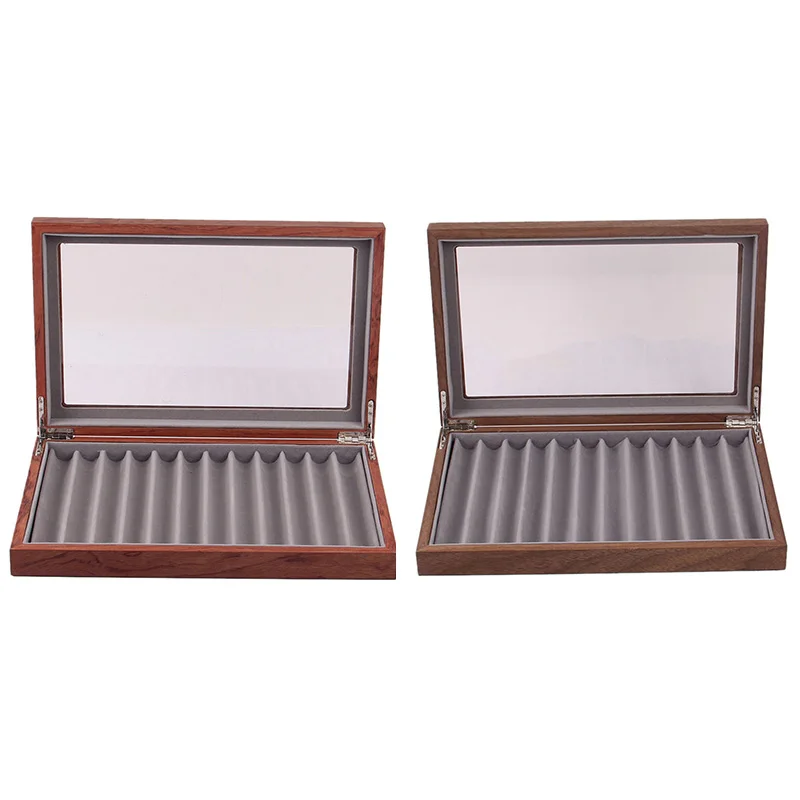 12 Slots Wooden Fountain Pen Display Case, Luxury Topped Wooden Pen Display Case Jewelry Organizer
12 Slots Wooden Fountain Pen Display Case, Luxury Topped Wooden Pen Display Case Jewelry Organizer