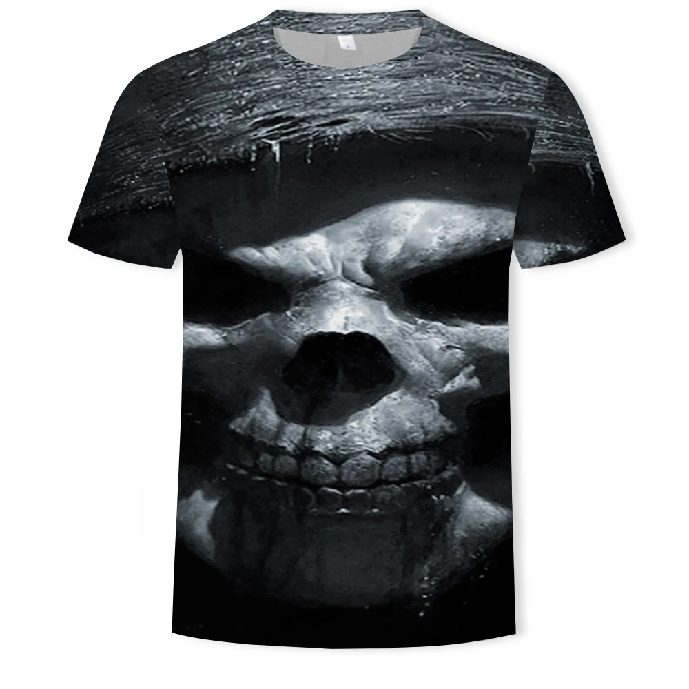 New summer skull 3D printed short-sleeved men's and women's T-shirts Funny Grim Reaper oversized couple T-shirt (100-XXS-6XL)
New summer skull 3D printed short-sleeved men's and women's T-shirts Funny Grim Reaper oversized couple T-shirt (100-XXS-6XL)