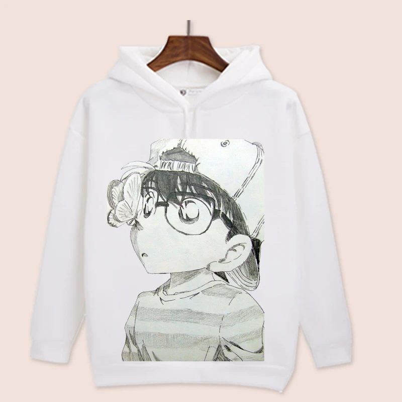 Толстовка для косплея детектива Конан Edogawa Konan Kudou Shinichi толстовки зимние осенние