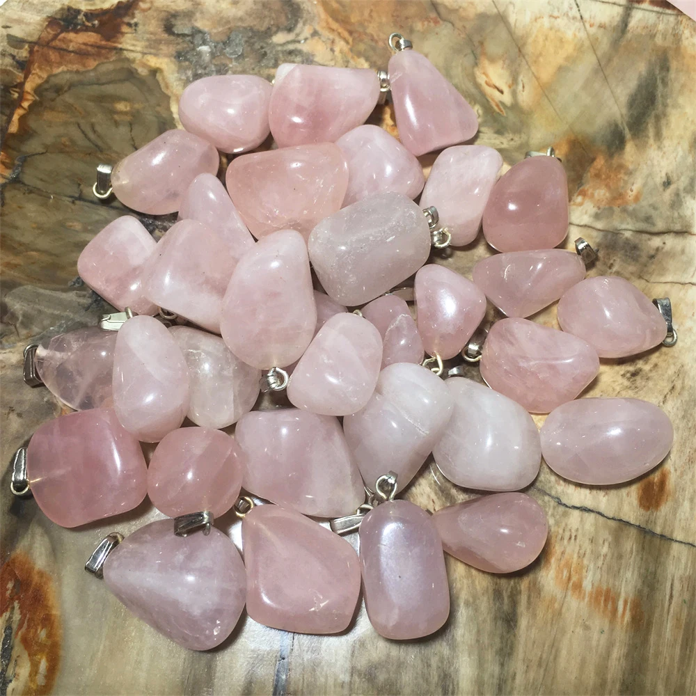 Natural Stone Pink Rose Quartz Crystals Gravel Pendant Wicca Healing Energy Powder Gemstones Mineral Aesthetic Decoration Crafts
Natural Stone Pink Rose Quartz Crystals Gravel Pendant Wicca Healing Energy Powder Gemstones Mineral Aesthetic Decoration Crafts