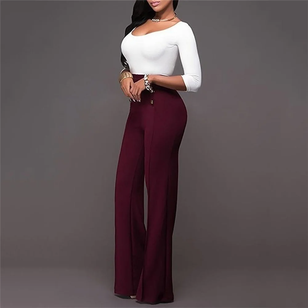ZOGAA Women Fashion Wide Leg Pants Stretch Trousers Ladies Flared Loose Pants High Waist Slacks Female Casual Solid Suit Pants
ZOGAA Women Fashion Wide Leg Pants Stretch Trousers Ladies Flared Loose Pants High Waist Slacks Female Casual Solid Suit Pants