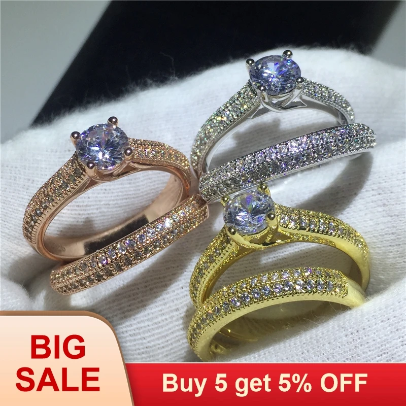 Комплект женских обручальных колец из серебра 100% пробы с фианитами
Комплект женских обручальных колец из серебра 100% пробы с фианитами