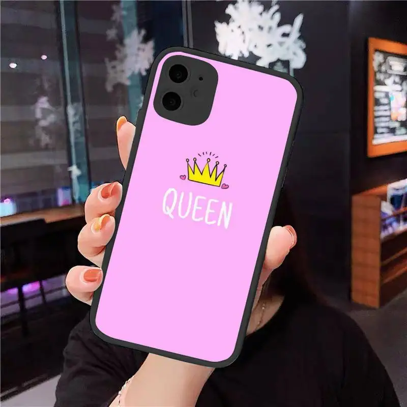 Matte Crown King Queen Phone Case matte transparent For iphone 7 8 11 12 plus mini x xs xr pro max cover
Matte Crown King Queen Phone Case matte transparent For iphone 7 8 11 12 plus mini x xs xr pro max cover