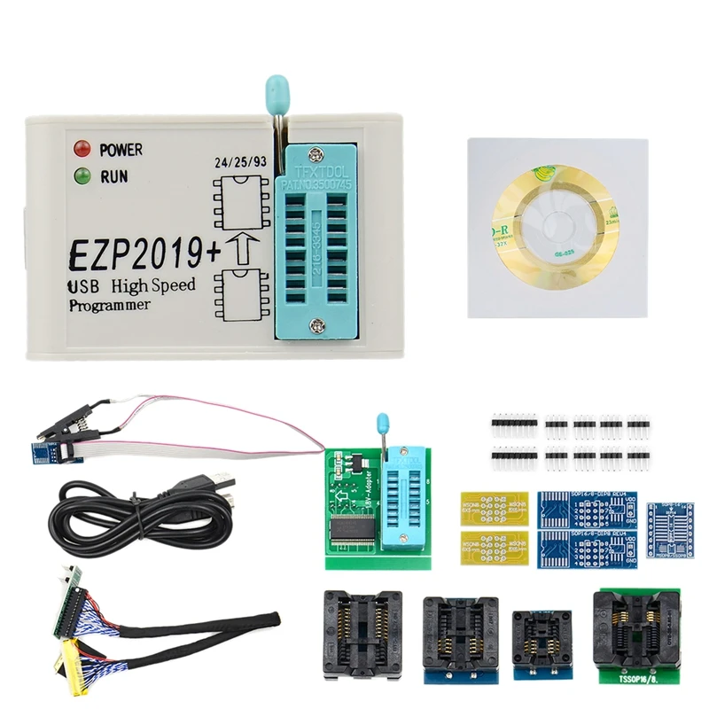 Хит продаж, полный комплект высокоскоростных USB-программаторов SPI + 12 SOP8 адаптер с зажимом
Хит продаж, полный комплект высокоскоростных USB-программаторов SPI + 12 SOP8 адаптер с зажимом