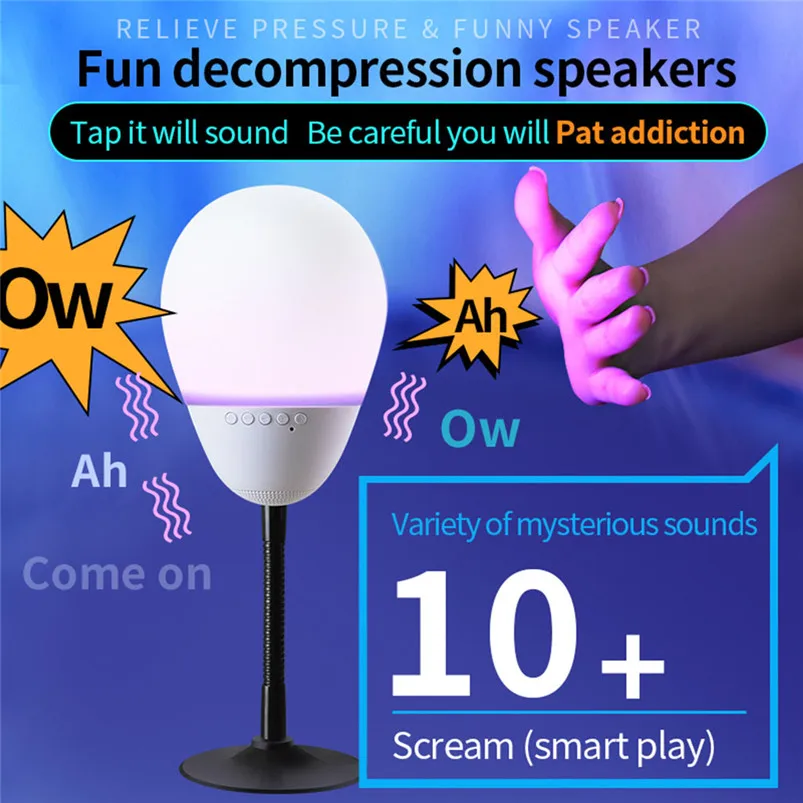 Музыкальсветильник светодиодсветодиодный Ночная лампа с Bluetooth, развлекательная смешная игрушка-Хамелеон для снятия напряжения Lamparas 40DEC27
Музыкальсветильник светодиодсветодиодный Ночная лампа с Bluetooth, развлекательная смешная игрушка-Хамелеон для снятия напряжения Lamparas 40DEC27