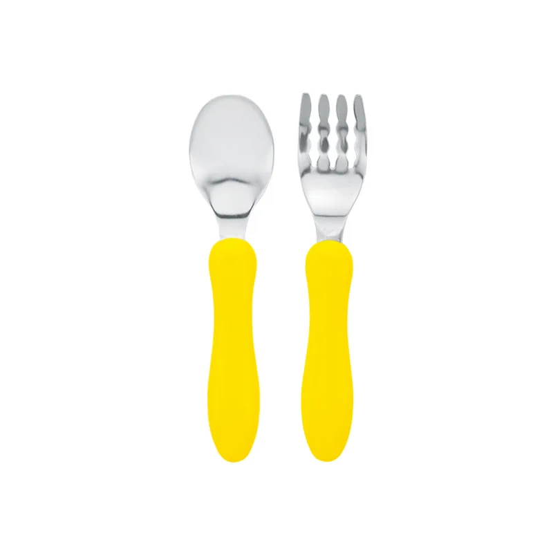 Children's Fashion Fork and Spoon Set Dustproof Portable Tableware Stainless Steel Fork Spoon Kids Feeding Things H41- 111
Children's Fashion Fork and Spoon Set Dustproof Portable Tableware Stainless Steel Fork Spoon Kids Feeding Things H41- 111