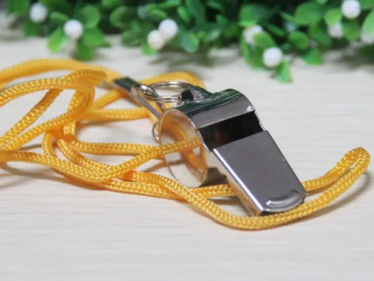 Noise Maker Metal Alloy Whistle Adjustable Removable Lanyard Football Basketball Soccer Sports Emergency Whistles Party favors
Noise Maker Metal Alloy Whistle Adjustable Removable Lanyard Football Basketball Soccer Sports Emergency Whistles Party favors