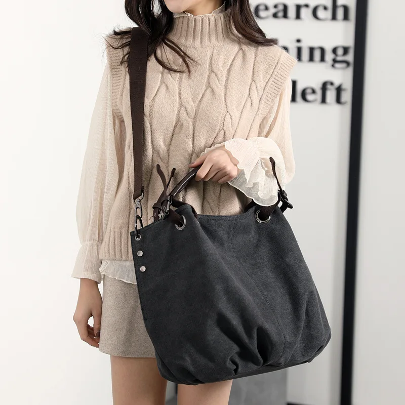 Canvas Bag New Women's Bag Simple Bag Portable Messenger Bag Single Shoulder Women's Handbag Crossbody Bags For Women
Canvas Bag New Women's Bag Simple Bag Portable Messenger Bag Single Shoulder Women's Handbag Crossbody Bags For Women