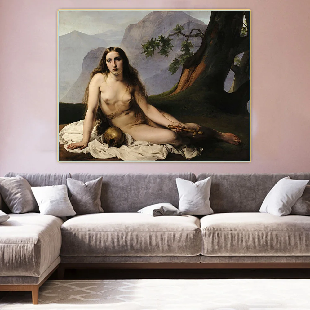 Holover Canvas Oil Painting Wall Art Home Decoration Francesco Hayez"Mary Magdalene as a Hermit"Romanticism Aesthetic Artwork
Holover Canvas Oil Painting Wall Art Home Decoration Francesco Hayez"Mary Magdalene as a Hermit"Romanticism Aesthetic Artwork