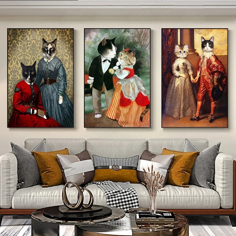Exotic Retro Dog Cat Head Animal Oil Painting on Canvas Wall Art Posters Prints for Living Room Wall Pictures Home Decoration
Exotic Retro Dog Cat Head Animal Oil Painting on Canvas Wall Art Posters Prints for Living Room Wall Pictures Home Decoration