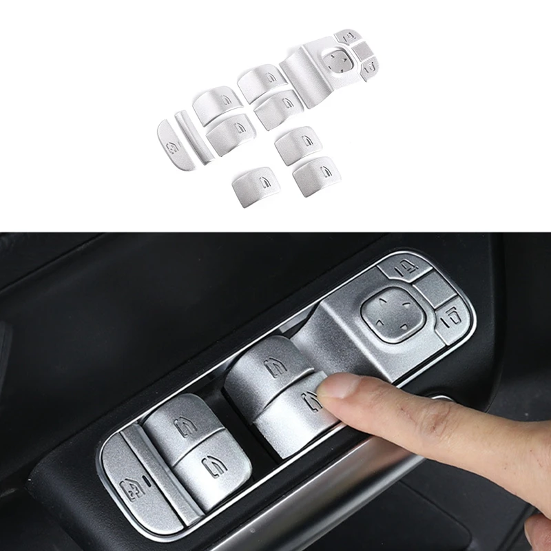 14Pcs/Set Car Door Window Glass Lift Button Cover Trim for Benz a B GLB Class W177 W247 2020
14Pcs/Set Car Door Window Glass Lift Button Cover Trim for Benz a B GLB Class W177 W247 2020