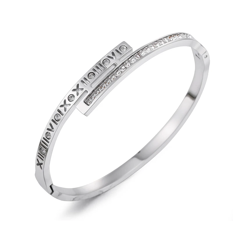 Fashion High Quality Hollow Out Channel Setting Crystal Silver Bracelets & Bangles
Fashion High Quality Hollow Out Channel Setting Crystal Silver Bracelets & Bangles