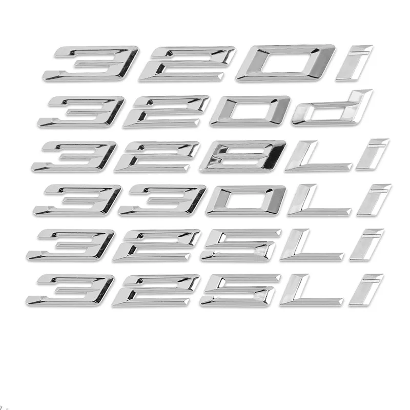 3D Новый стиль 316i 318i 320i 325i 330i 335i Эмблема багажника значки с надписью логотип