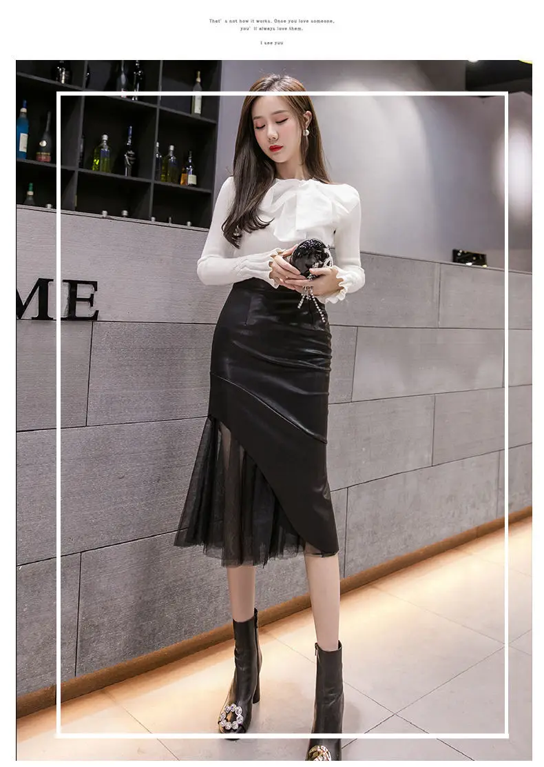 PU Leather Skirt 2020 Autumn Winter Dress Women Skirt Long Woman Skirts Mujer Faldas Saias Mulher
PU Leather Skirt 2020 Autumn Winter Dress Women Skirt Long Woman Skirts Mujer Faldas Saias Mulher