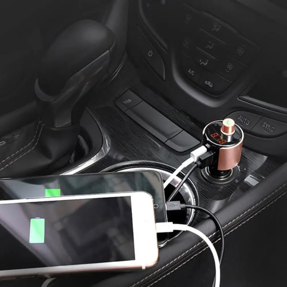 Car Music Player FM Transmitter Bluetooth MP3 player Handsfree Car Kit Wireless Radio Adapter USB Car Charger
Car Music Player FM Transmitter Bluetooth MP3 player Handsfree Car Kit Wireless Radio Adapter USB Car Charger