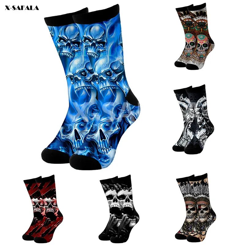 Skull Head Viking 3D Fashion Long Socks Cycling Casual Novelty High Socks Men Women Cotton Funny Colorful Leg Calf Cotton-1
Skull Head Viking 3D Fashion Long Socks Cycling Casual Novelty High Socks Men Women Cotton Funny Colorful Leg Calf Cotton-1