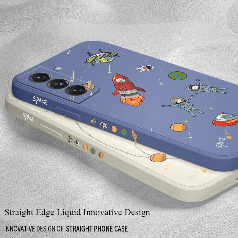 For Huawei Samsung Galaxy S21 S20 10 Note 20 Case Roam The Space Liquid Slicone Phone Cover Plus A72 A52 Shockproof Soft Case
For Huawei Samsung Galaxy S21 S20 10 Note 20 Case Roam The Space Liquid Slicone Phone Cover Plus A72 A52 Shockproof Soft Case