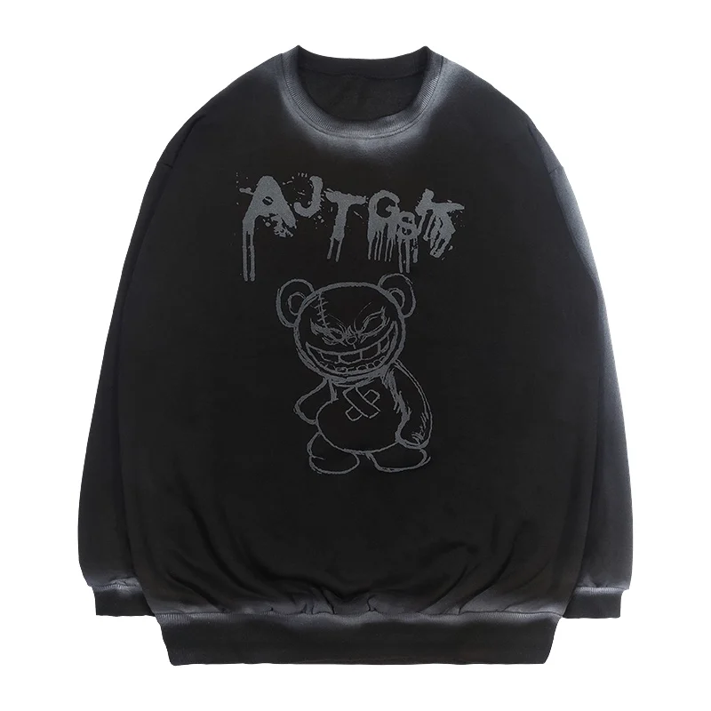 Autumn Winter Original Korean Women'S Sweatshirt Harajuku Retro Street Style Fun Bear Plus Velvet Round Neck Pullover Sweatshirt
Autumn Winter Original Korean Women'S Sweatshirt Harajuku Retro Street Style Fun Bear Plus Velvet Round Neck Pullover Sweatshirt