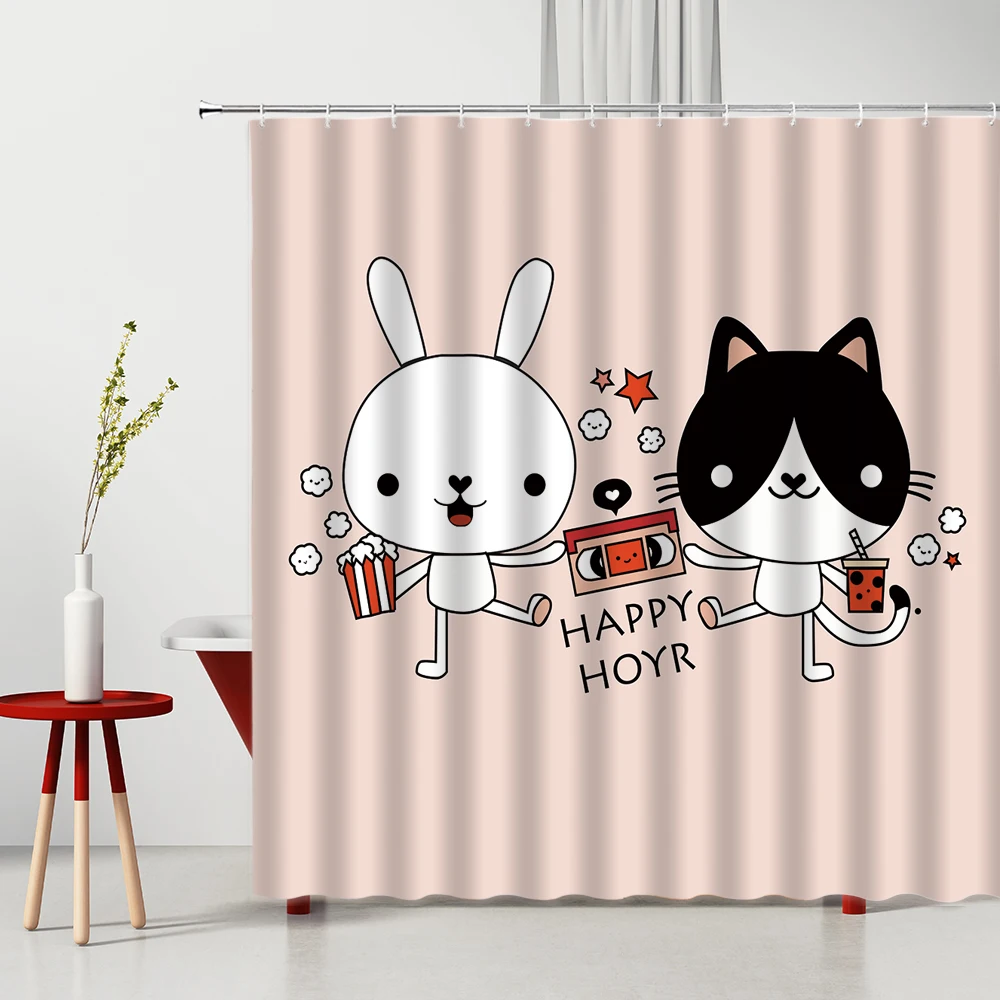 Children's Curtain Shower Curtain Set 100% Waterproof Polyester Fabric, Bathroom Household Items, Bathroom Accessories, Shower 
Children's Curtain Shower Curtain Set 100% Waterproof Polyester Fabric, Bathroom Household Items, Bathroom Accessories, Shower