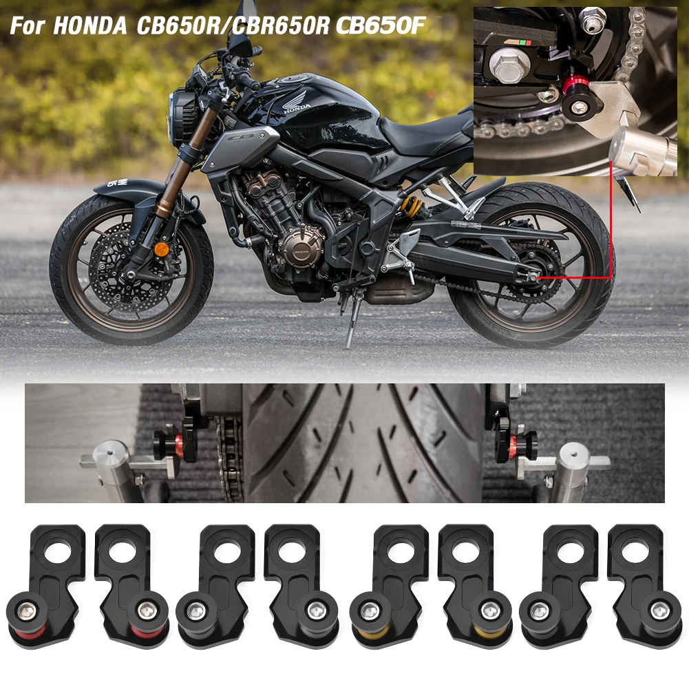 Motorcycle Chain Adjustment Block Frame swingarm Spools Sliders For Honda CBR650R CB650R 2019-2022 2021 CBR CB 650R Accessories
Motorcycle Chain Adjustment Block Frame swingarm Spools Sliders For Honda CBR650R CB650R 2019-2022 2021 CBR CB 650R Accessories