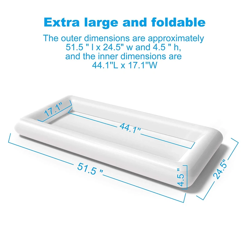 Inflatable Ice Buffet Salad Serving Trays Food Drink Holder Cooler BBQ Picnic Pool Party Supplies THJ99
Inflatable Ice Buffet Salad Serving Trays Food Drink Holder Cooler BBQ Picnic Pool Party Supplies THJ99