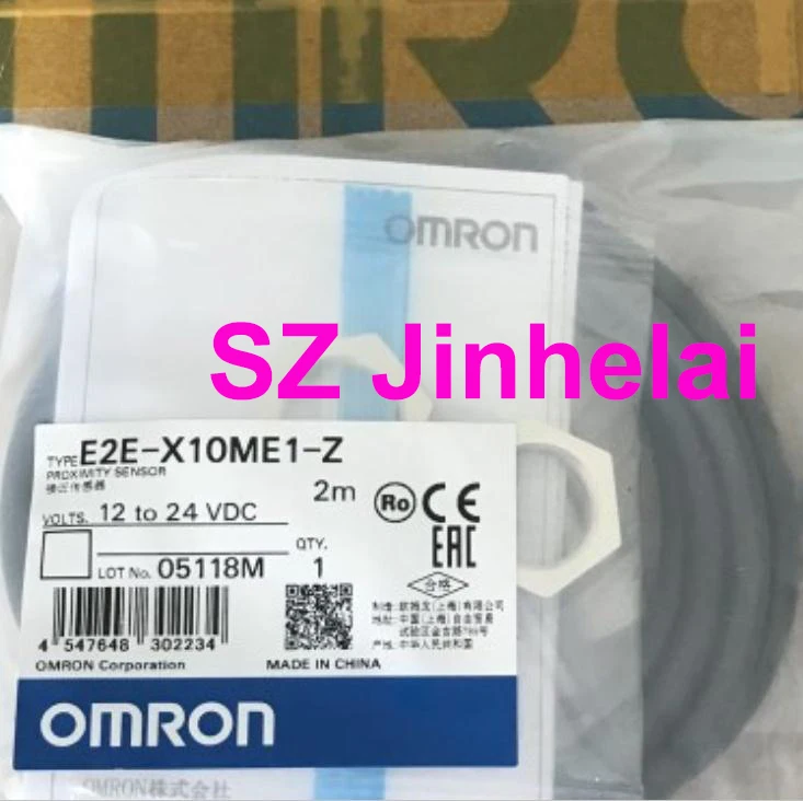OMRON E2E-X10ME1-Z Authentic original Proximity switch Proximity sensor 12-24VDC 2M
OMRON E2E-X10ME1-Z Authentic original Proximity switch Proximity sensor 12-24VDC 2M