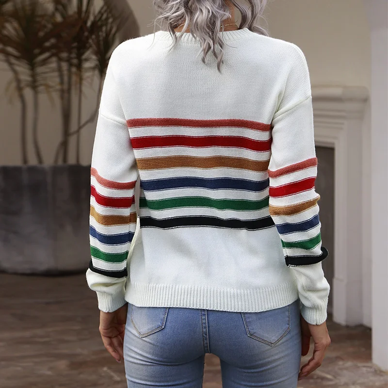 2020 Fashion Casual Round Neck Striped Printed Long Sleeve Women Blouse Oversized Sweatshirt Women Pullovers Winter Cloth
2020 Fashion Casual Round Neck Striped Printed Long Sleeve Women Blouse Oversized Sweatshirt Women Pullovers Winter Cloth