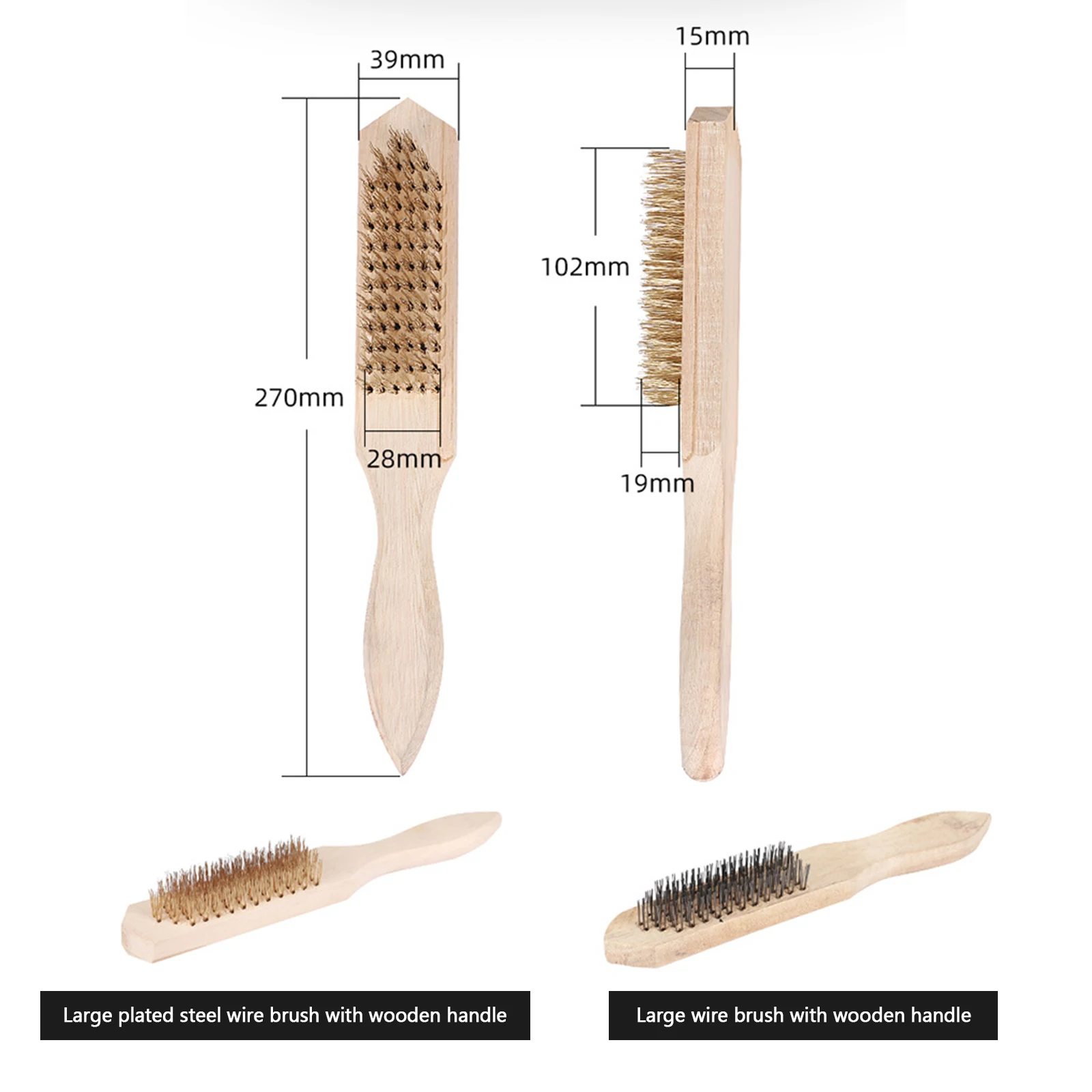 Stainless Steel Wire Brush With Handle Anti-rust Cleaning Polishing Tool Barbecue Cleaning Gap Cleaning Rust Removal Brush
Stainless Steel Wire Brush With Handle Anti-rust Cleaning Polishing Tool Barbecue Cleaning Gap Cleaning Rust Removal Brush