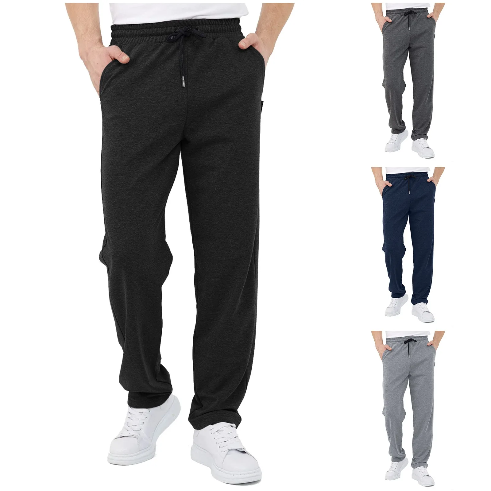 Мужские хлопковые брюки с карманами, свободные модные спортивные брюки для бега, фитнеса, повседневные универсальные Штаны, Штаны
Мужские хлопковые брюки с карманами, свободные модные спортивные брюки для бега, фитнеса, повседневные универсальные Штаны, Штаны