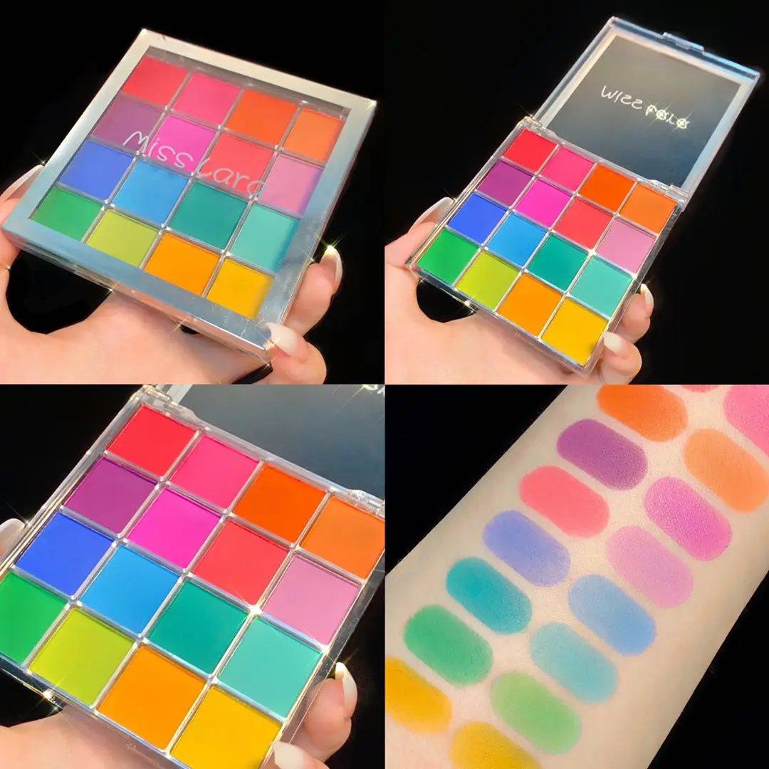 Miss Lara 16 Color Eye Shadow Palette Colorful Artist Shimmer Glitter Matte Pigmented Powder Pressed Eyeshadow Makeup Palette
Miss Lara 16 Color Eye Shadow Palette Colorful Artist Shimmer Glitter Matte Pigmented Powder Pressed Eyeshadow Makeup Palette