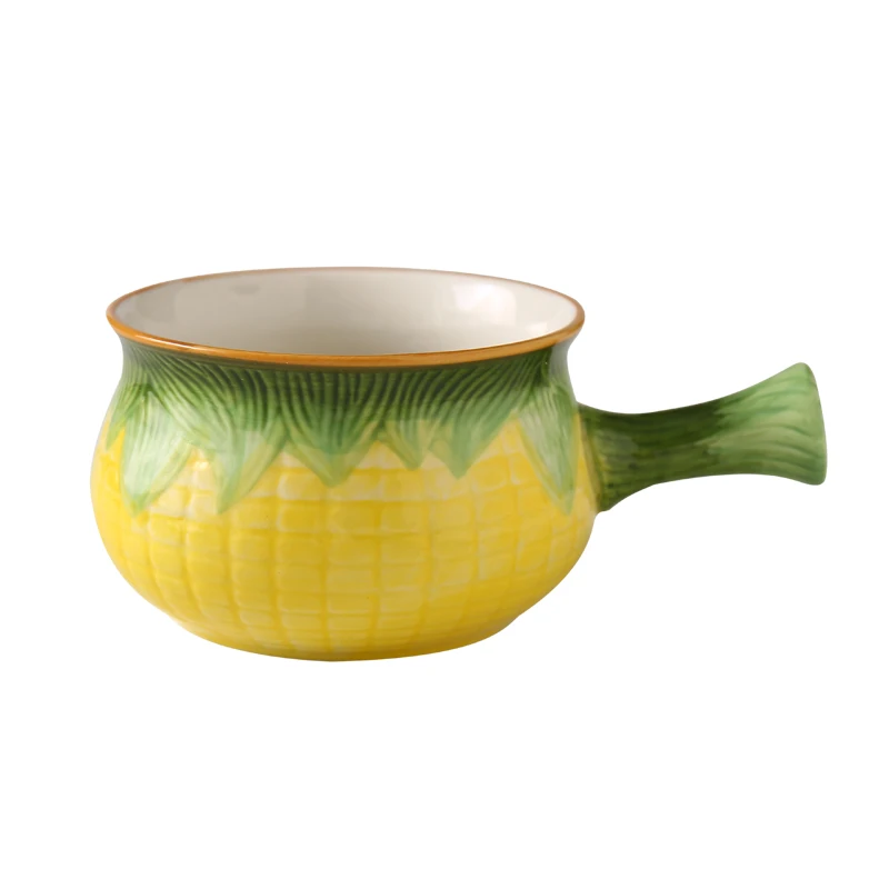 Pastoral Couple's Ceramic Tableware Set Hand-painted Corn Dessert Handle Bowl 8.5 Inch Food Plate Steak Dishes
Pastoral Couple's Ceramic Tableware Set Hand-painted Corn Dessert Handle Bowl 8.5 Inch Food Plate Steak Dishes