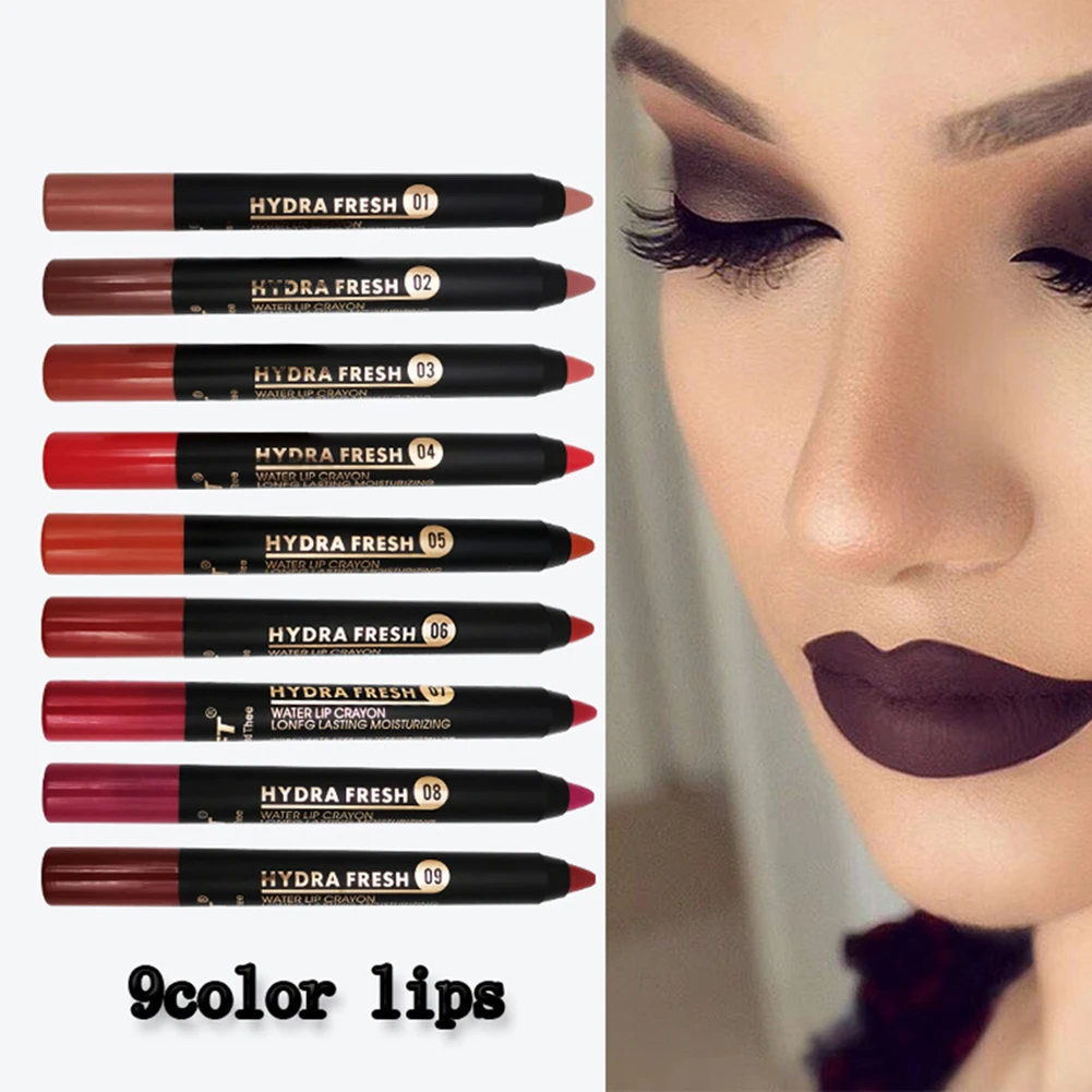 9 Color Matte Lip Liner Pen Cosmetic Lipstick Pen Charming Lipstick Pen Long Lasting Lip Liner Contour Makeup Lipstick Tool
9 Color Matte Lip Liner Pen Cosmetic Lipstick Pen Charming Lipstick Pen Long Lasting Lip Liner Contour Makeup Lipstick Tool