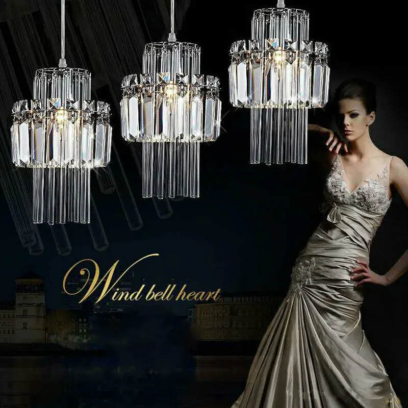 Creative Crystal Led E14 Chandelier Light Industrial Lustre Pendant lampara for Kitchen Decorative Hanging Lamp Luminaire
Creative Crystal Led E14 Chandelier Light Industrial Lustre Pendant lampara for Kitchen Decorative Hanging Lamp Luminaire